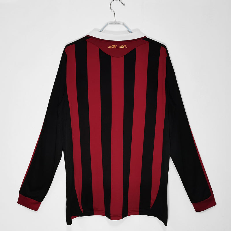 Retro AC Milan 09/10 Hemmatröja Långärmad