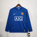 Retro Manchester United 08/09 Långärmad Bortatröja