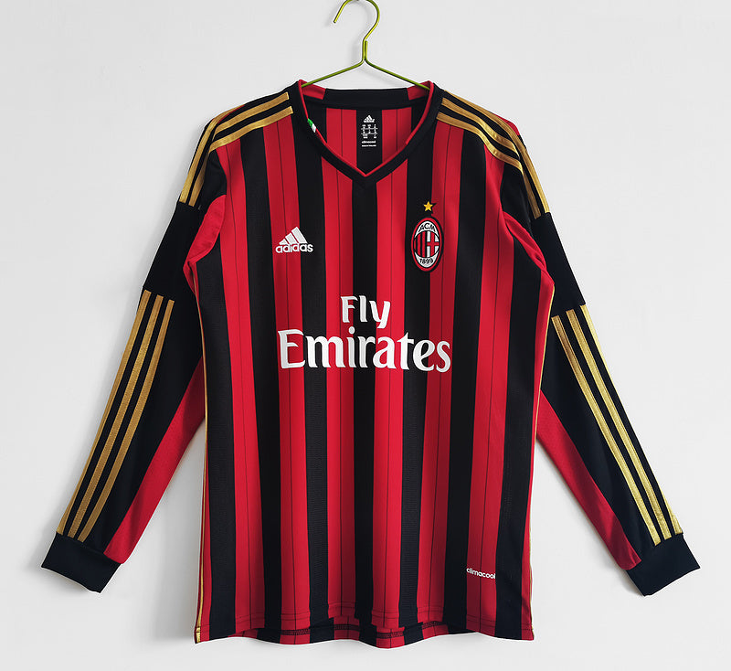Retro AC Milan 13/14 Hemmatröja Långärmad