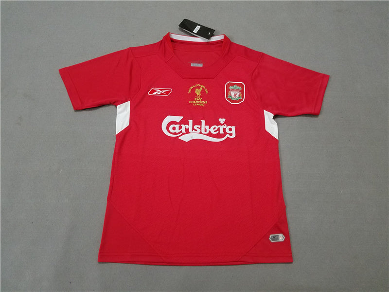 Retro Liverpool 05 Champions League Hemmatröja