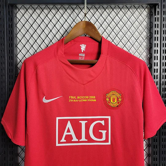 Retro Man United 07/08 Hemmatröja Champions League