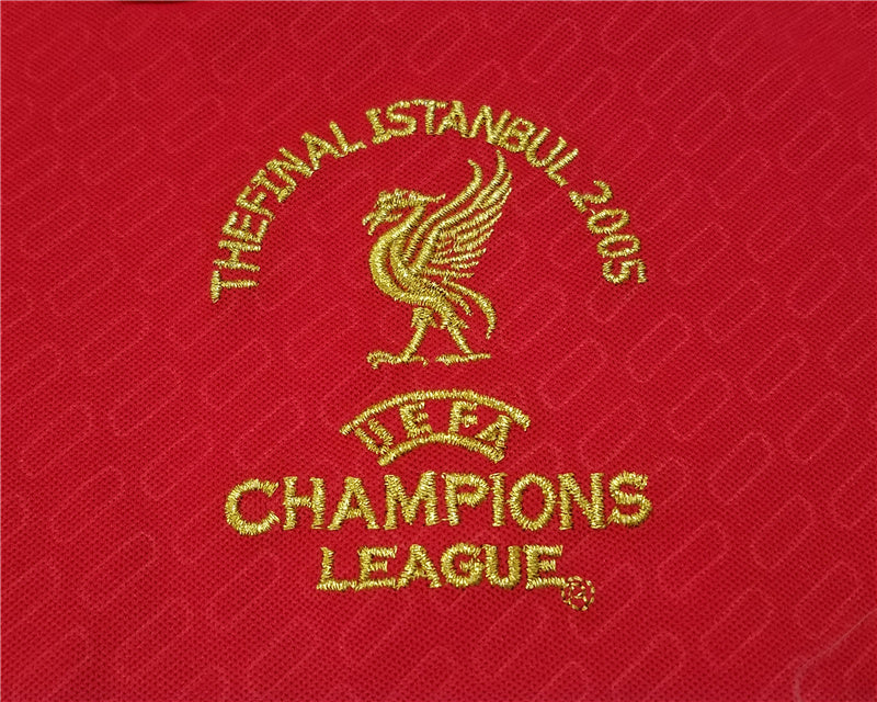 Retro Liverpool 05 Champions League Hemmatröja