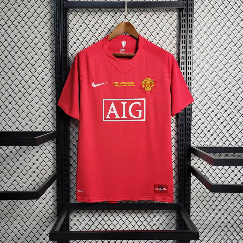 Retro Man United 07/08 Hemmatröja Champions League